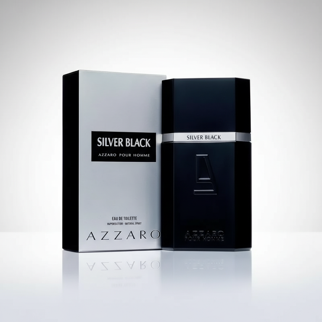 Silver Black Pour Homme Azzaro Eau de Toilette - Perfume Masculino