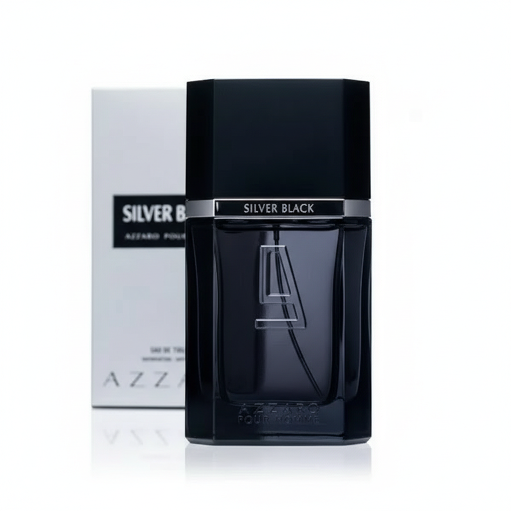 Silver Black Pour Homme Azzaro Eau de Toilette - Perfume Masculino